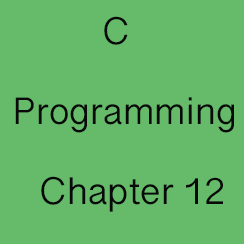 Lesson 12: C language Pre-Processor Directives