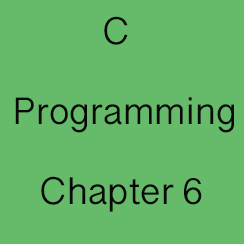 Chapter 6: C language Functions