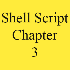 Shell Script Chapter 3: Shell Script reading from user input and passing arguments to bash script.