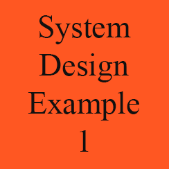 System Design Example 1: System Design for Autocomplete for search.