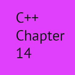 C++ Chapter 14: Access specifiers or Modifiers in C++