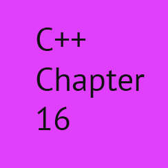 C++ Chapter 16: This pointer in C++