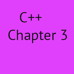 C++ Chapter 3: C++ Variables, Data Types, variable scope and Storage Classes.