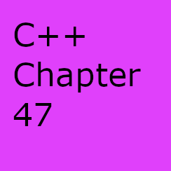 CPP chapter 47: Exception Handling in CPP